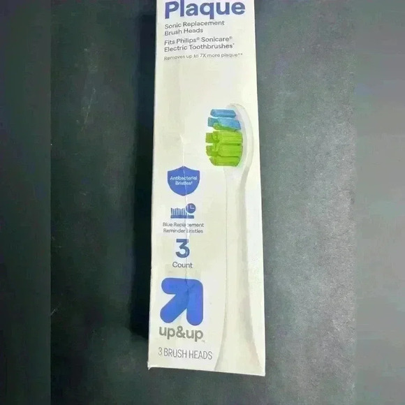 Up&UP, Anti-Plaque Pro Sonic Brush Heads.  3 Heads Bristles - Picture 3 of 5